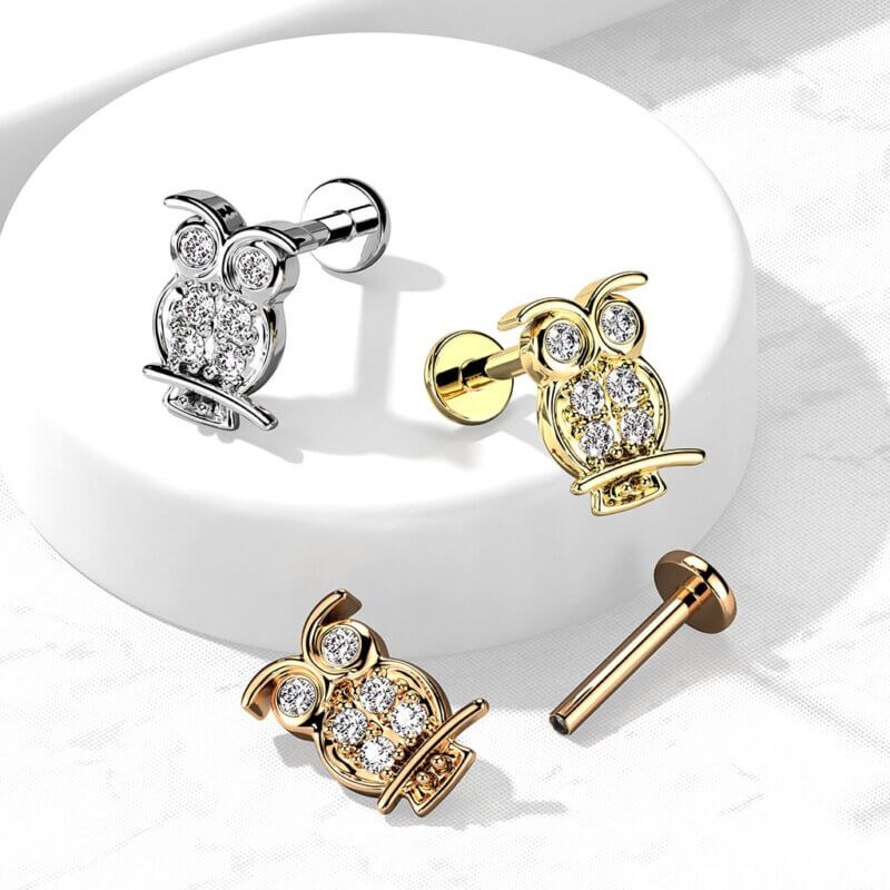 Uggla Labret, Monroe, Cartilage Stud Rings
