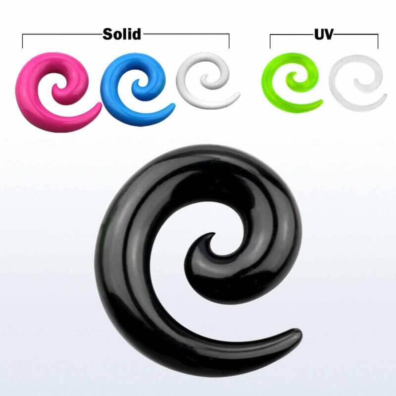 Spiral Acrylic Taper Big Size