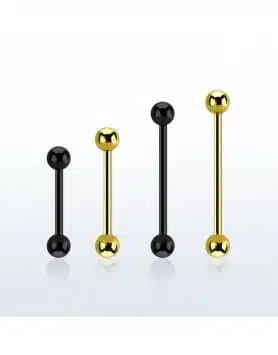 Black and Gold Barbell