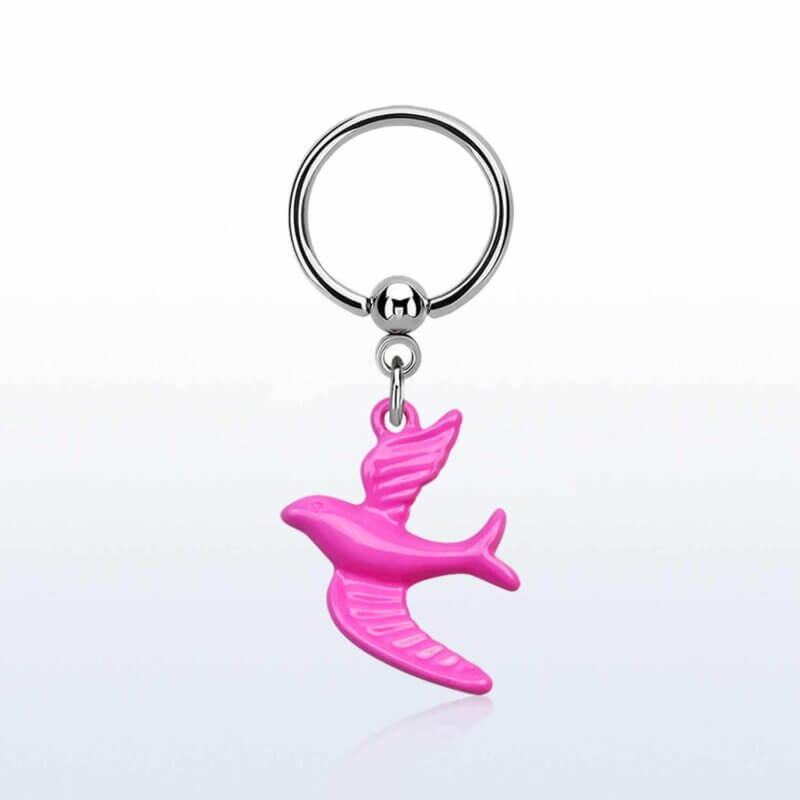 Pink Swallow Dangle CBR