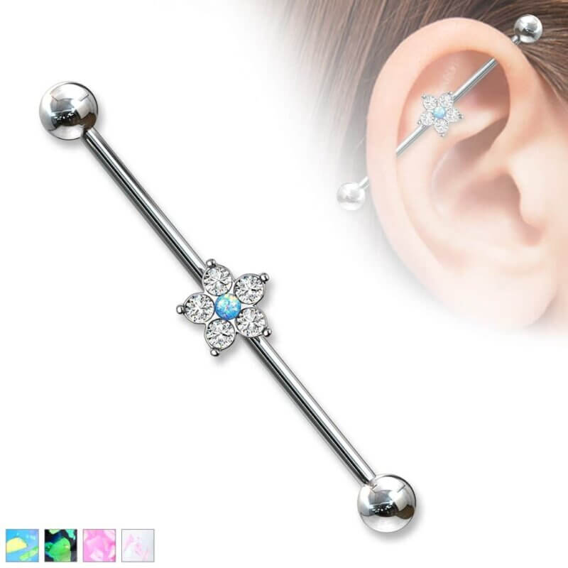 Industrial Stav med Opal Blomma