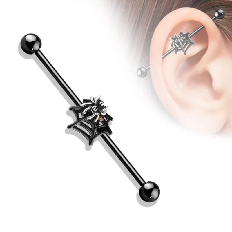 Industrial Piercing med Spindel
