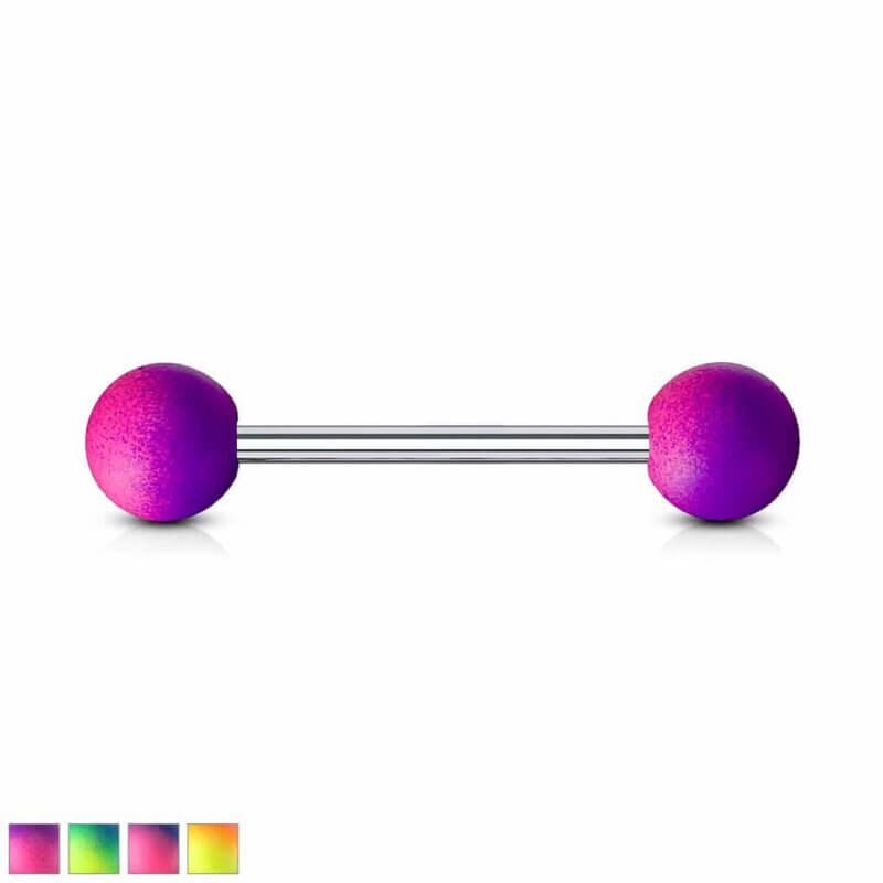 Two Tone Rubber Coating Barbell