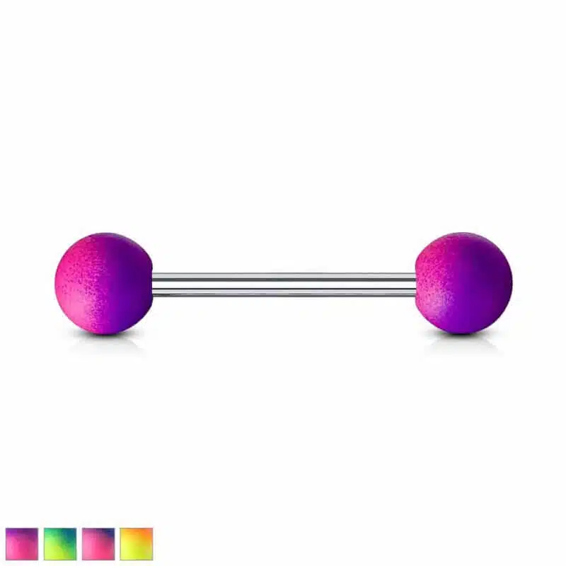 Two Tone Rubber Coating Barbell