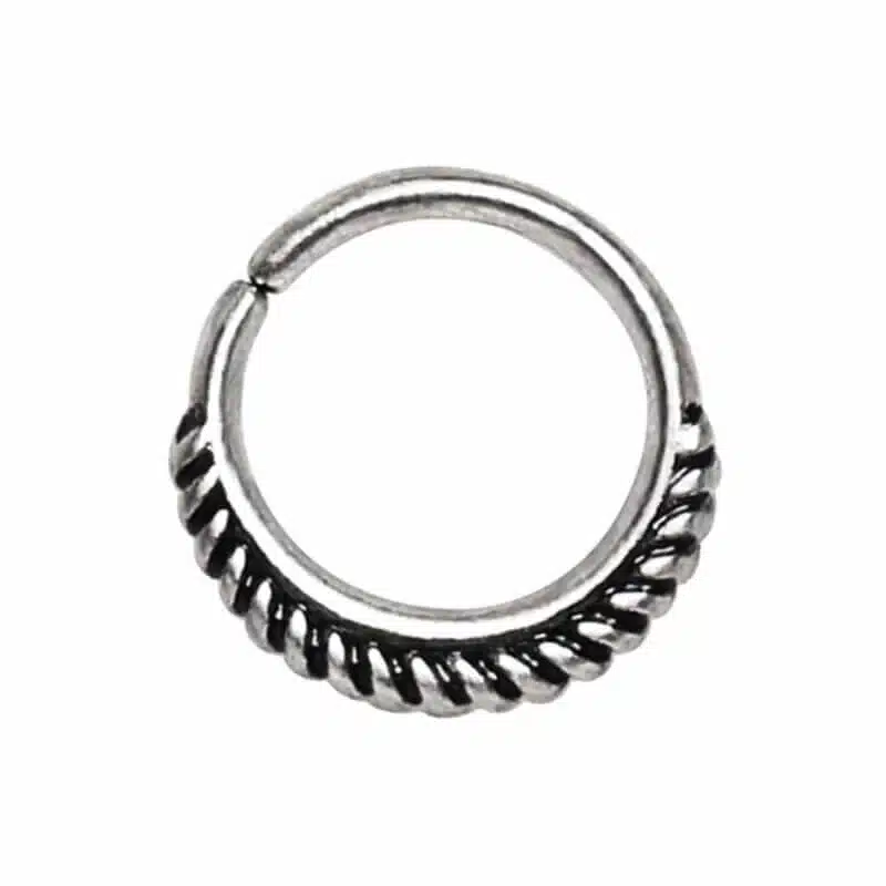 Braiding Design Seamless Ring / Septum Jewelry