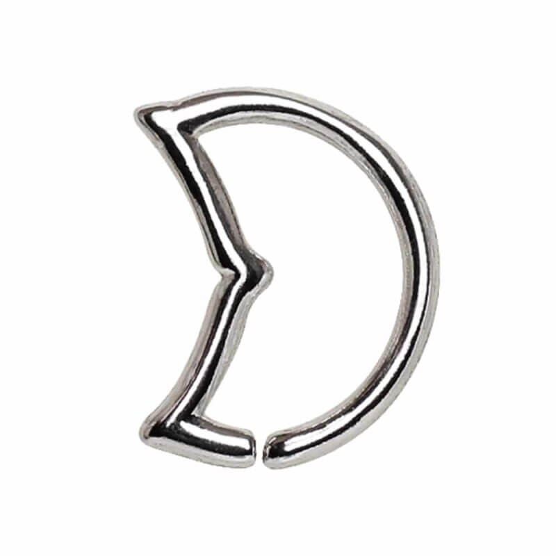 Tragus/Daith med Delfinsvans