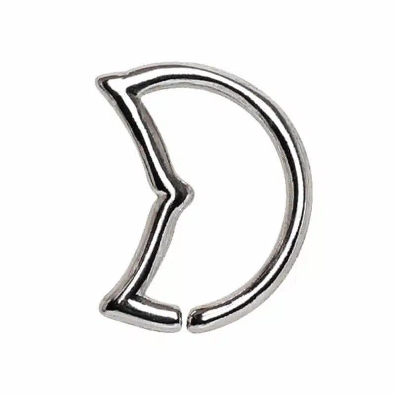 Tragus/Daith med Delfinsvans