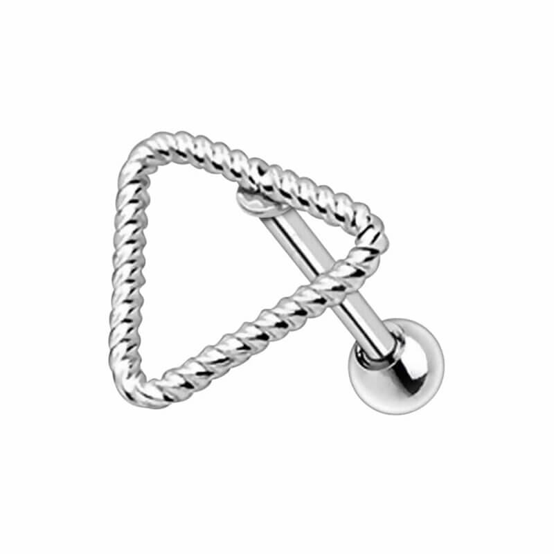 Tragus/Helix med Tvistad Triangel