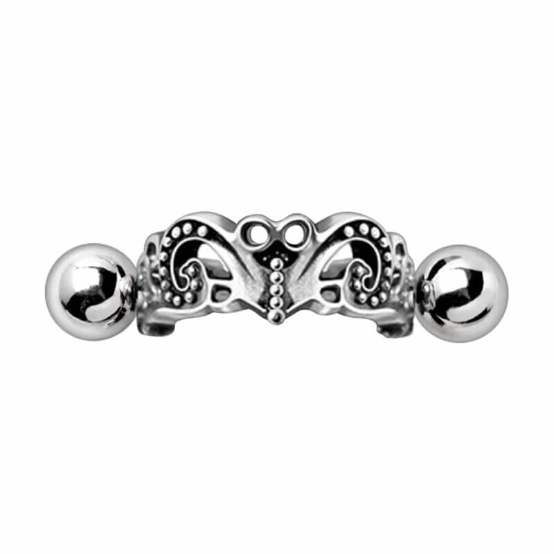 Ear-Cuff Piercing med Tiara