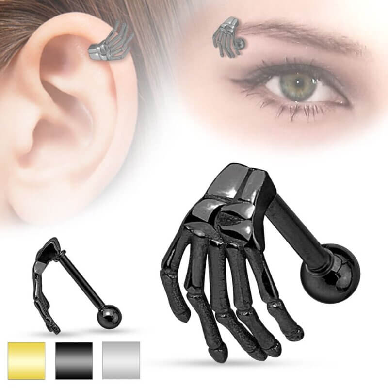 Skeleton Hand Eyebrow