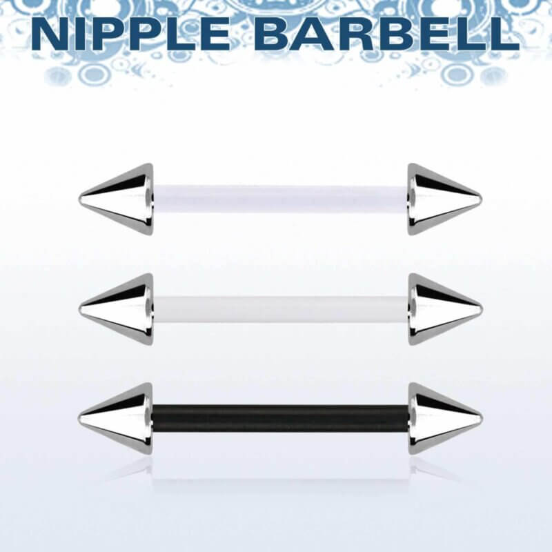 Bioflex Nipple Barbell with Two Steel Cones