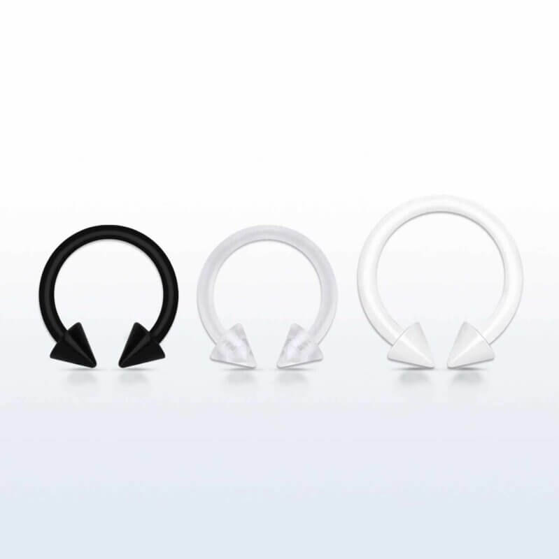 Acrylic Balls Flexible Circular Barbell