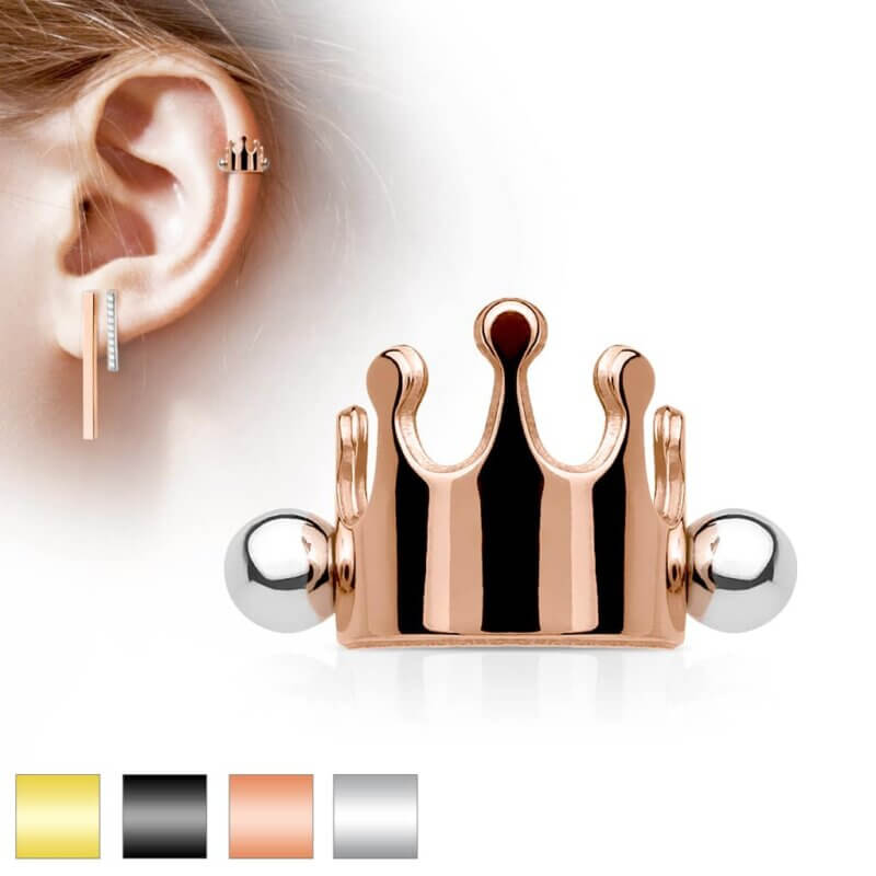 Crown Cartilage/Helix Cuff Barbell
