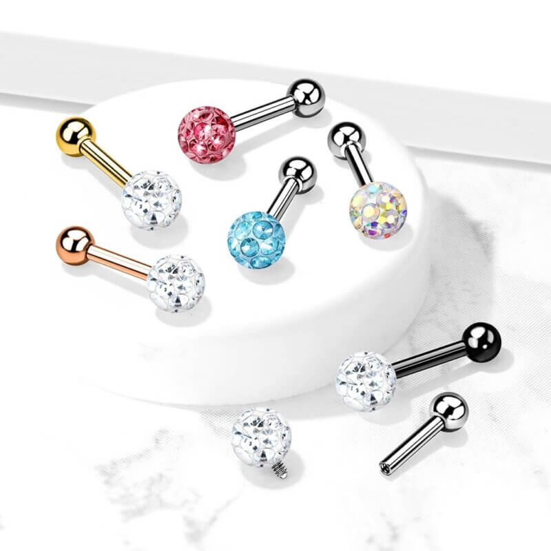 Ferido Ball Top Tragus/Cartilage Barbell