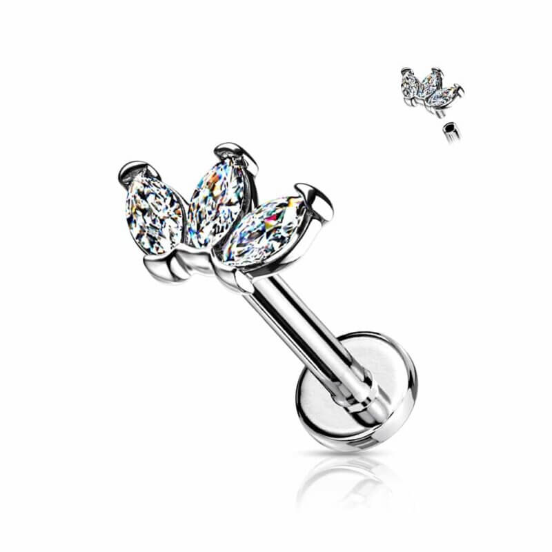 Marquise Labret, Monroe, Cartilage Stud Rings