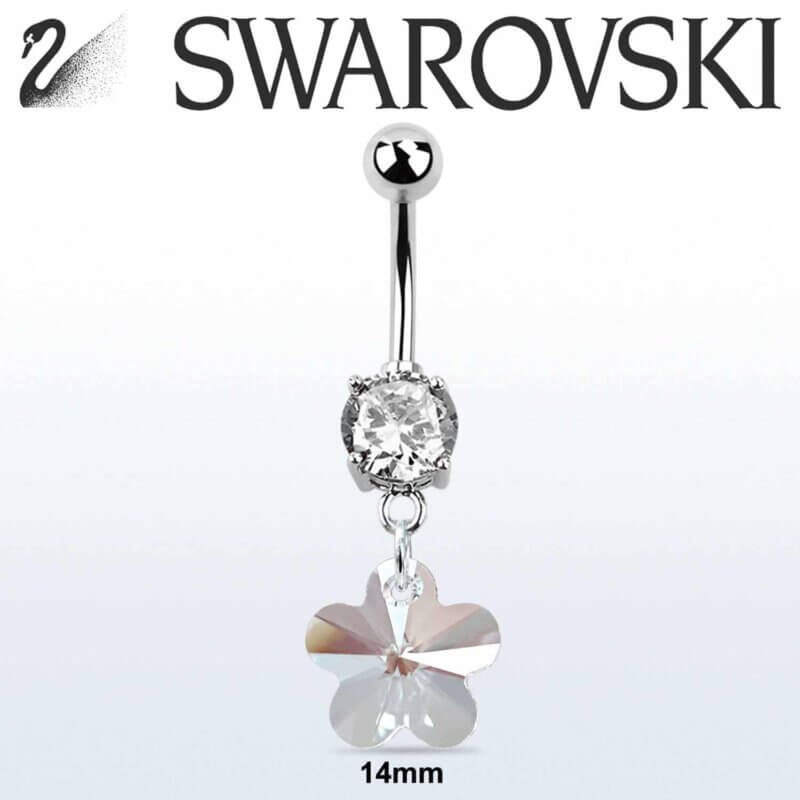 Swarovski Crystal Navelpiercing
