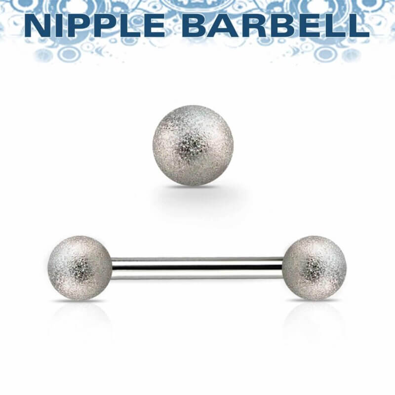 Frosted Nipple Barbell