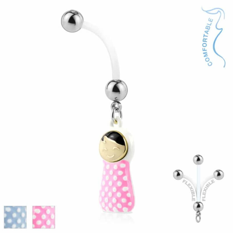 Pregnent Ceramic Baby Navelpiercing