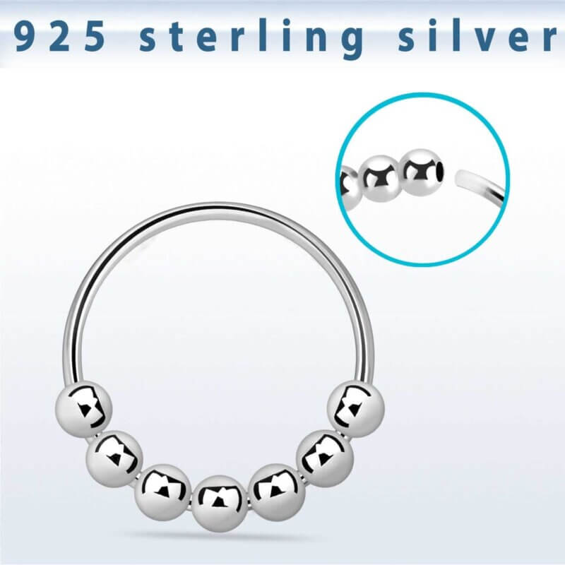 Näsring i 92.5 Sterling Silver