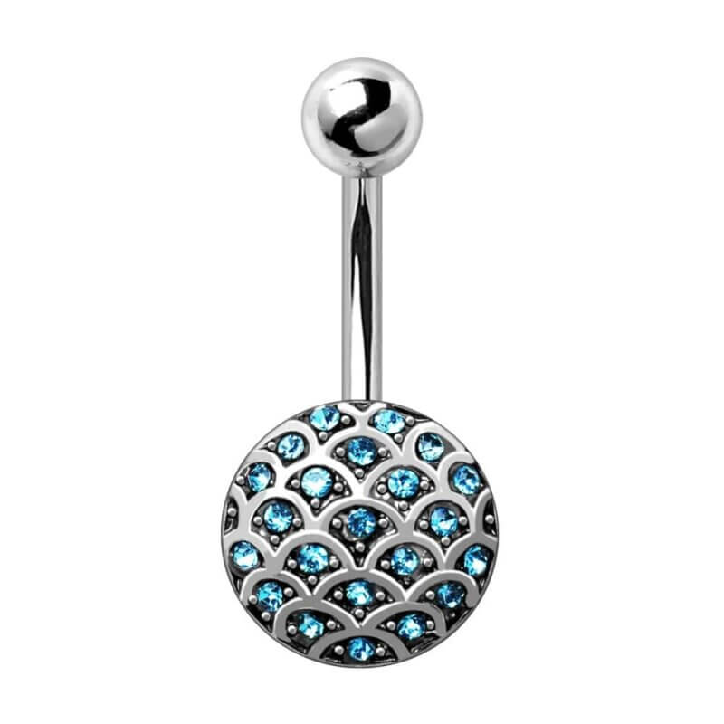 Navelpiercing Turkost Hav
