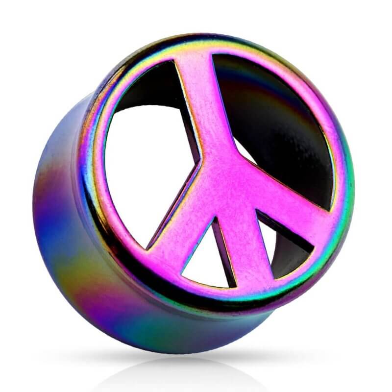 Rainbow Peace Plug