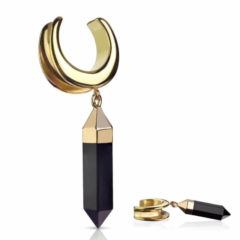 Saddle Spreader med Hängade Onyx Smycke