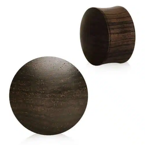 Organic Ebony Wood Saddle Plug