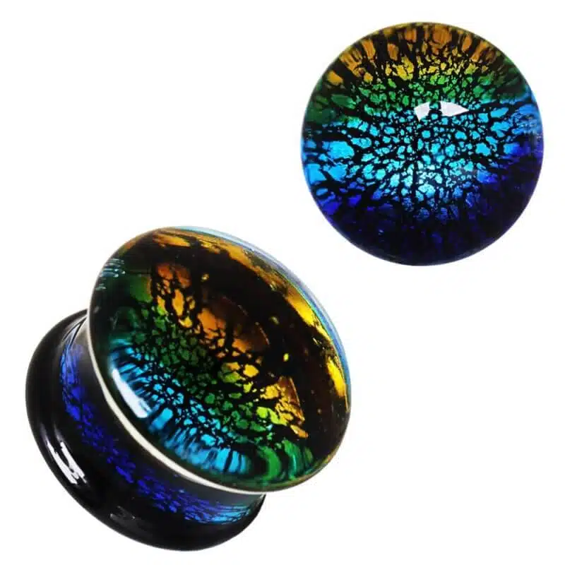 Oceanic Design Glass Saddle Plug
