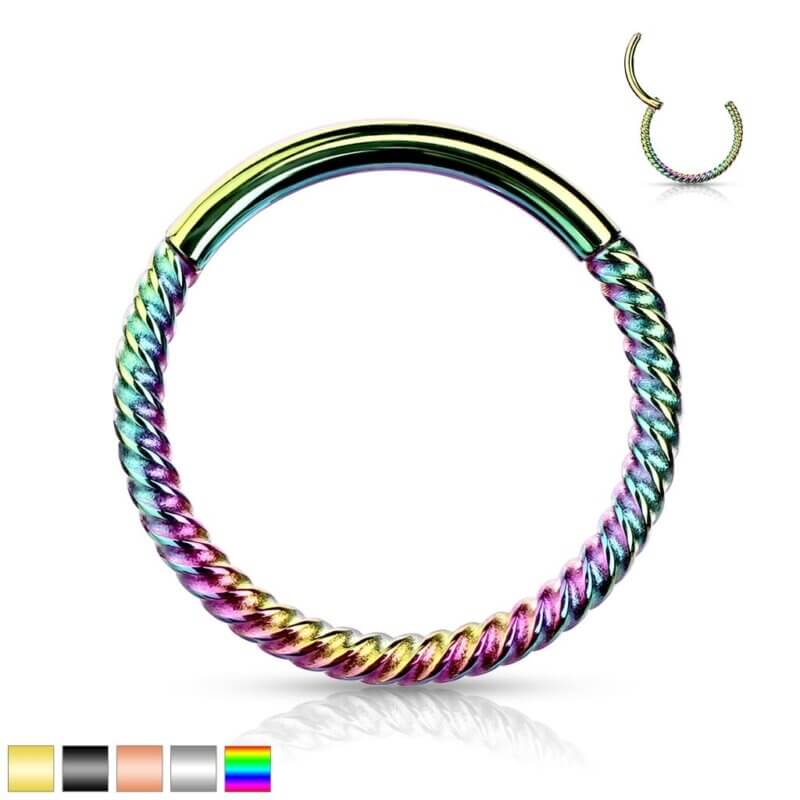 Segment Clicker Ring Skruvformad