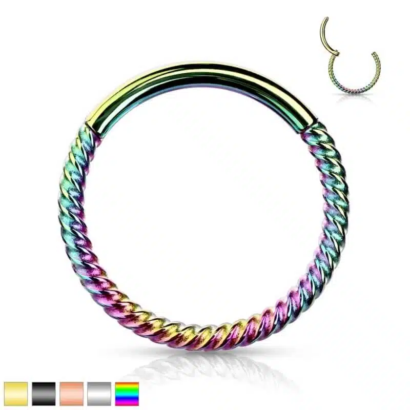 Segment Clicker Ring Skruvformad