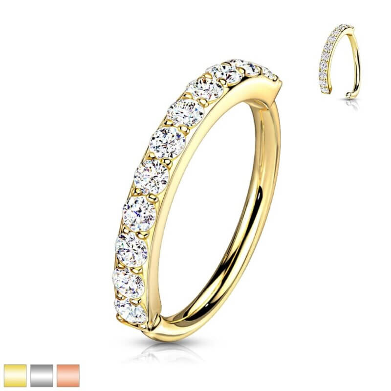 Seamless Ring med Kristallrad