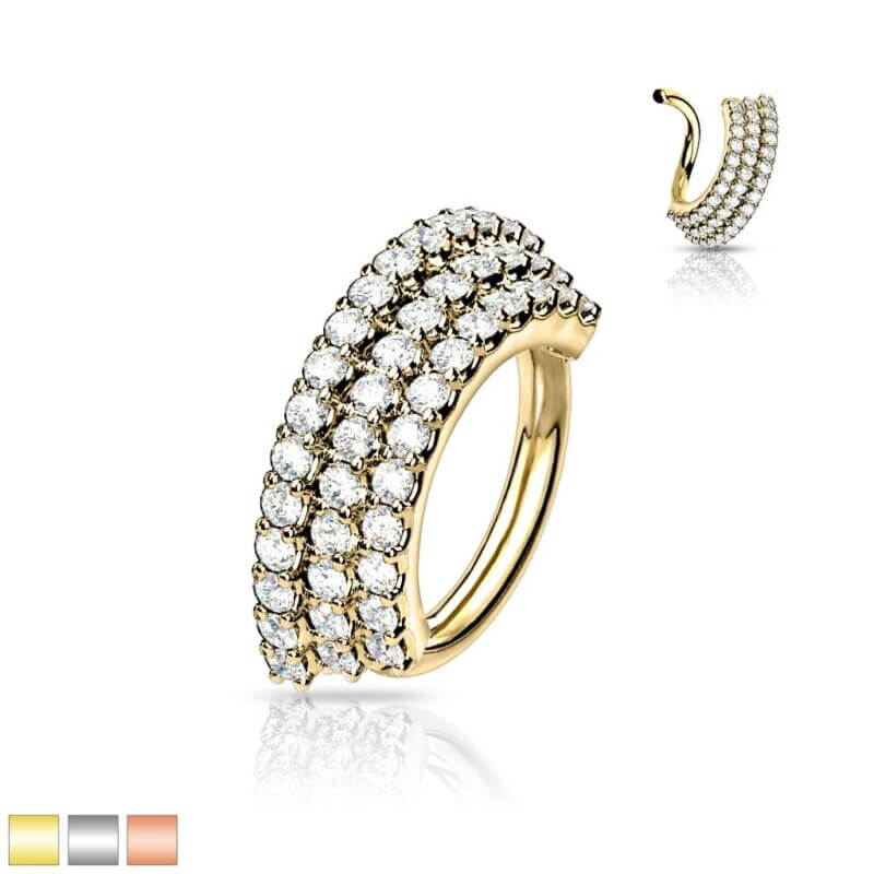 Bendable Hoop for Septum Daith Ear Cartilage