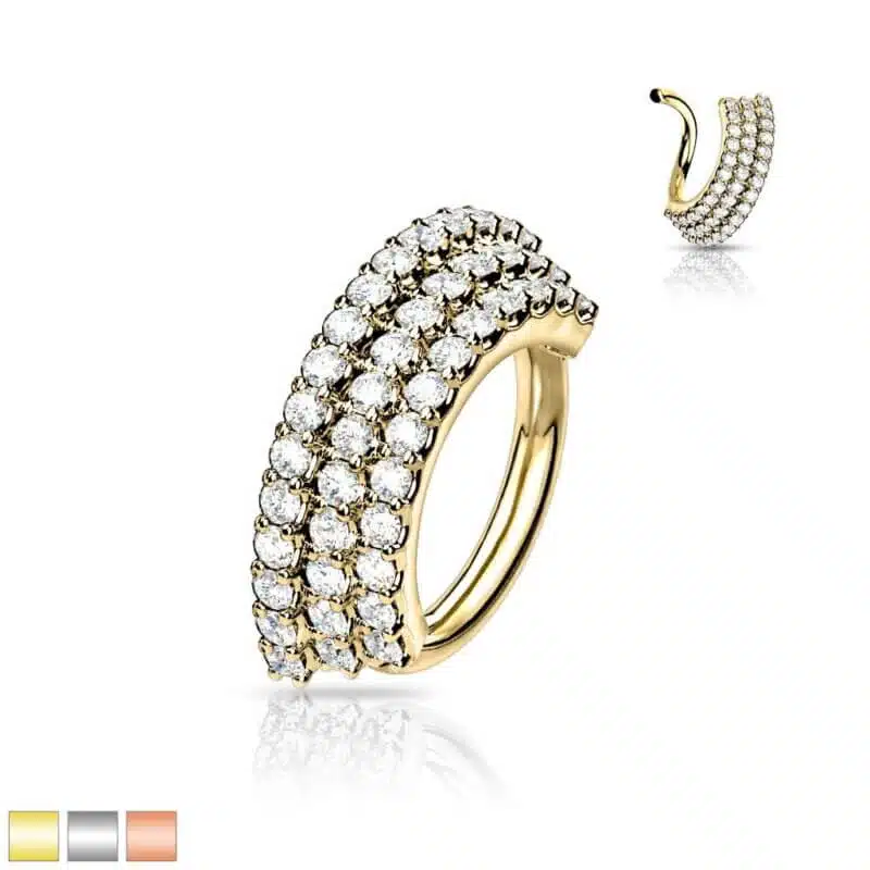 Bendable Hoop for Septum Daith Ear Cartilage