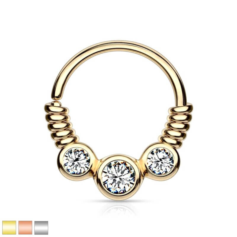 Böjbar Ring for Septum, Ear Cartilage, Daith