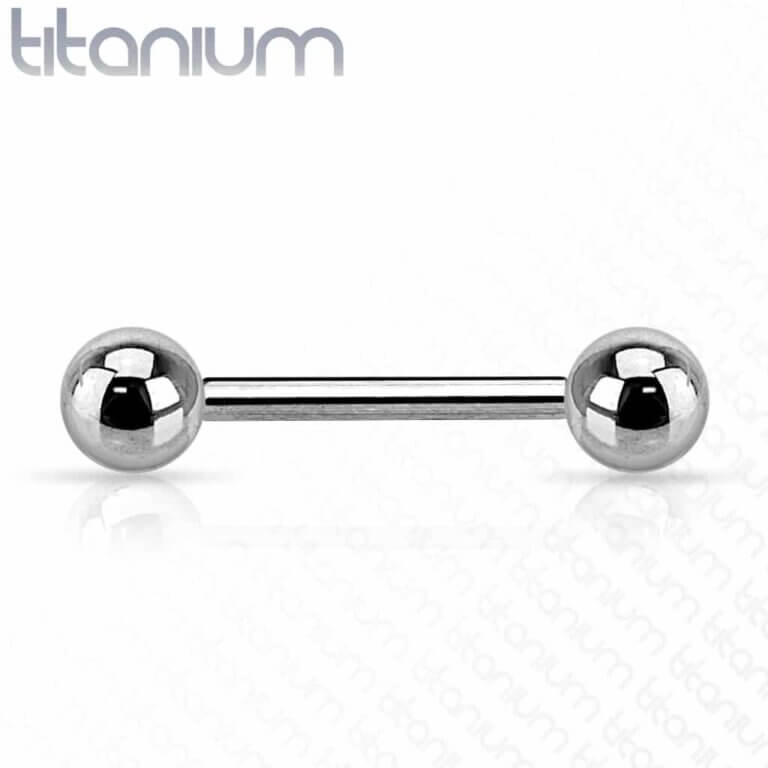 Material för piercingsmycken: Barbell G23 Titanium