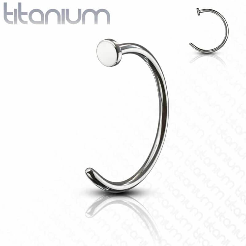 Nose Hoop Rings Grade 23 Solid Titanium