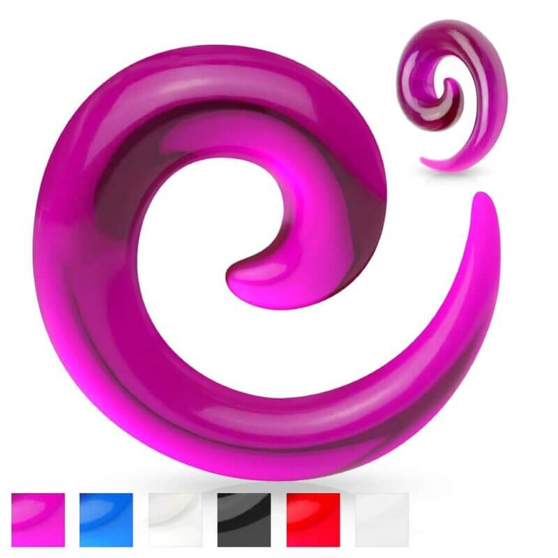 Spiral Acrylic Taper