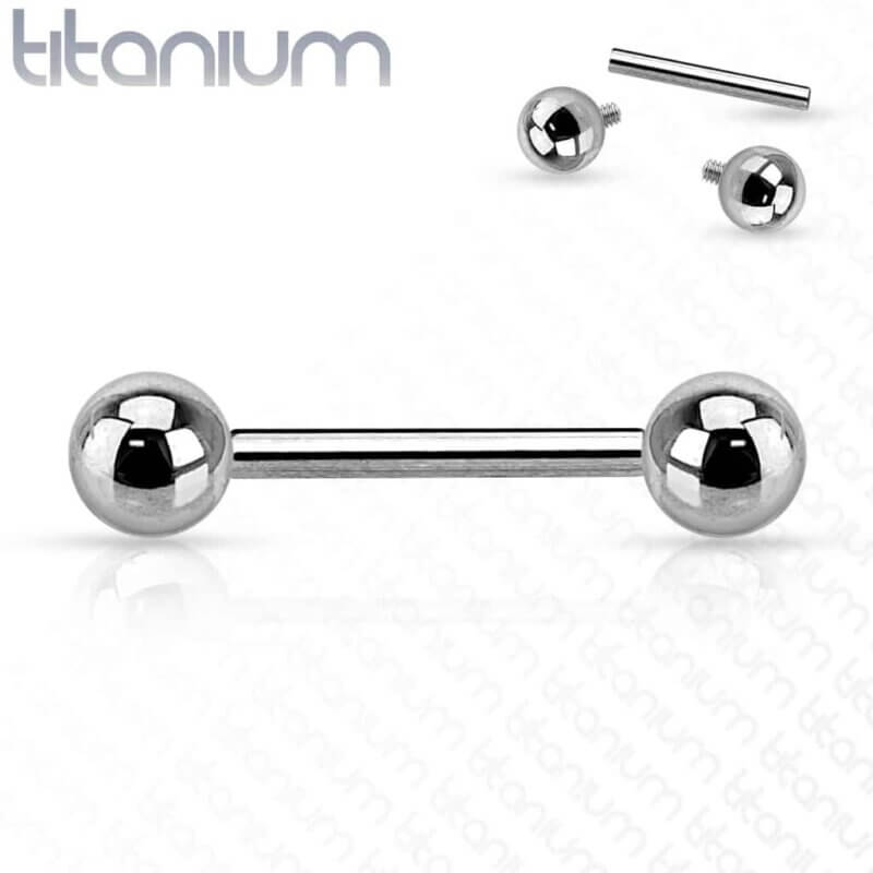Barbell Titanium Internally Threaded