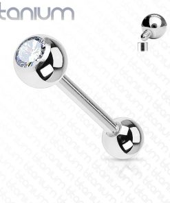 Implant Grade Titanium Internally Threaded Cartilage Barbell