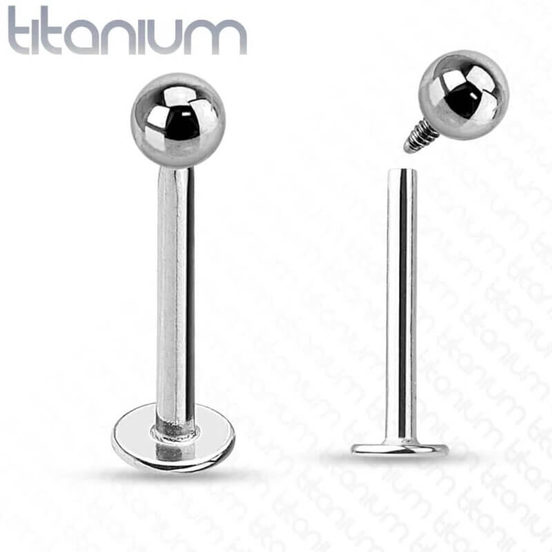 Labret/Monroe Studs Titanium Internally Threaded