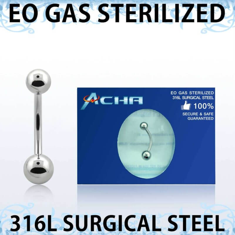 Navelpiercing Läkstav EO Gas Sterilized 5x6 mm.