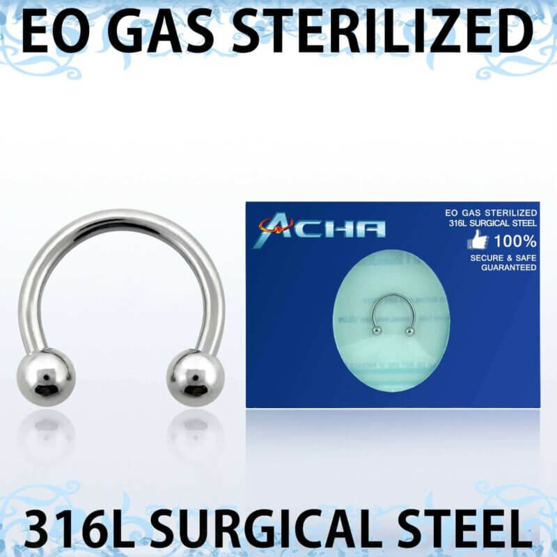 Horseshoe Ring EO gas sterilized 1,2 mm