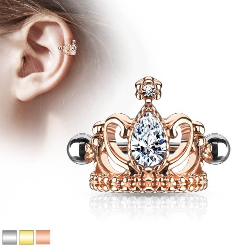 Cartilage/Helix Cuff med Tiara