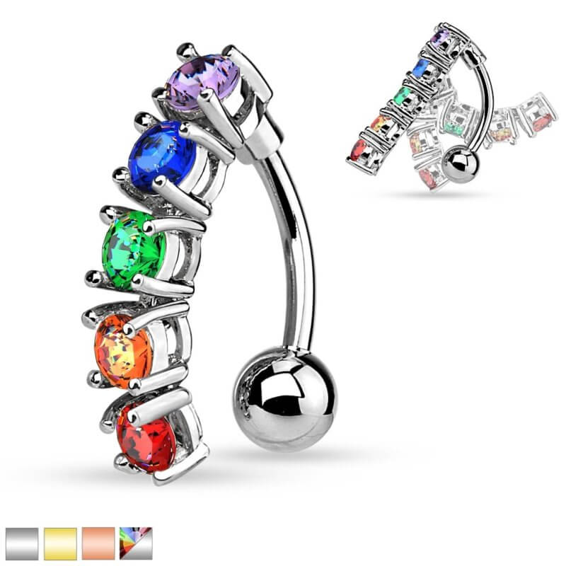 Four Drops Navelpiercing