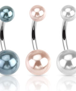 Navelpiercing med Pärla