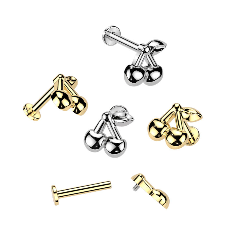 Körsbär Labret Monroe Cartilage Stud Rings